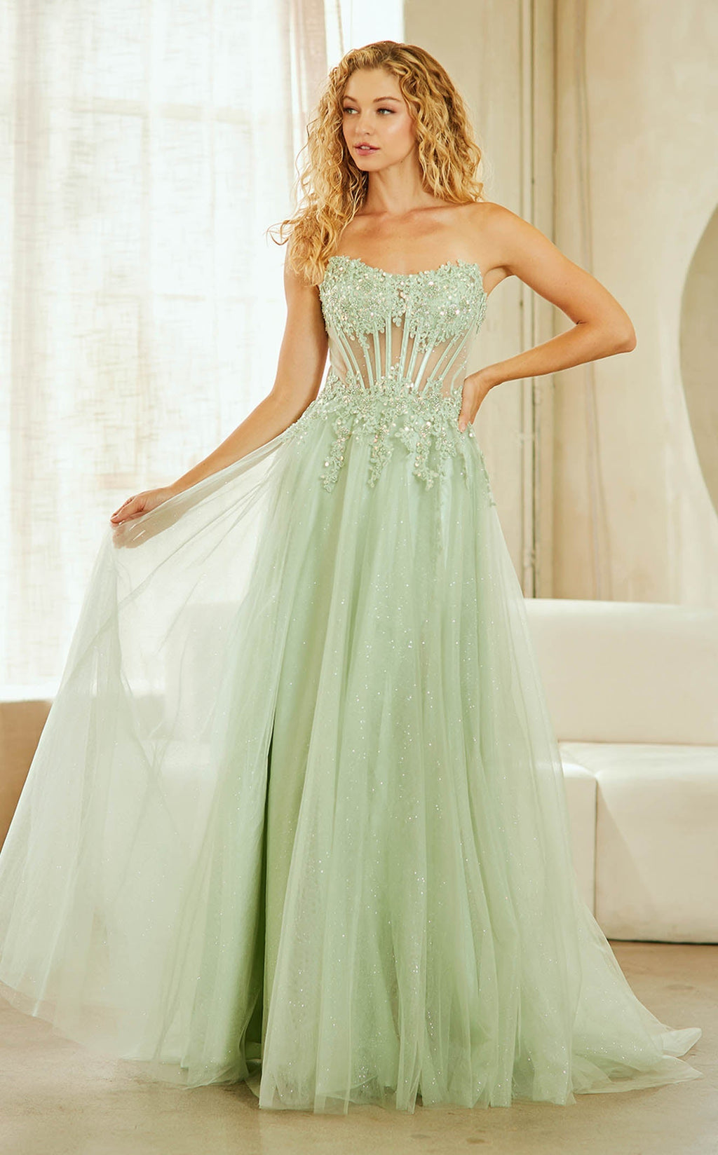 Amelia Couture 9078CL Dress