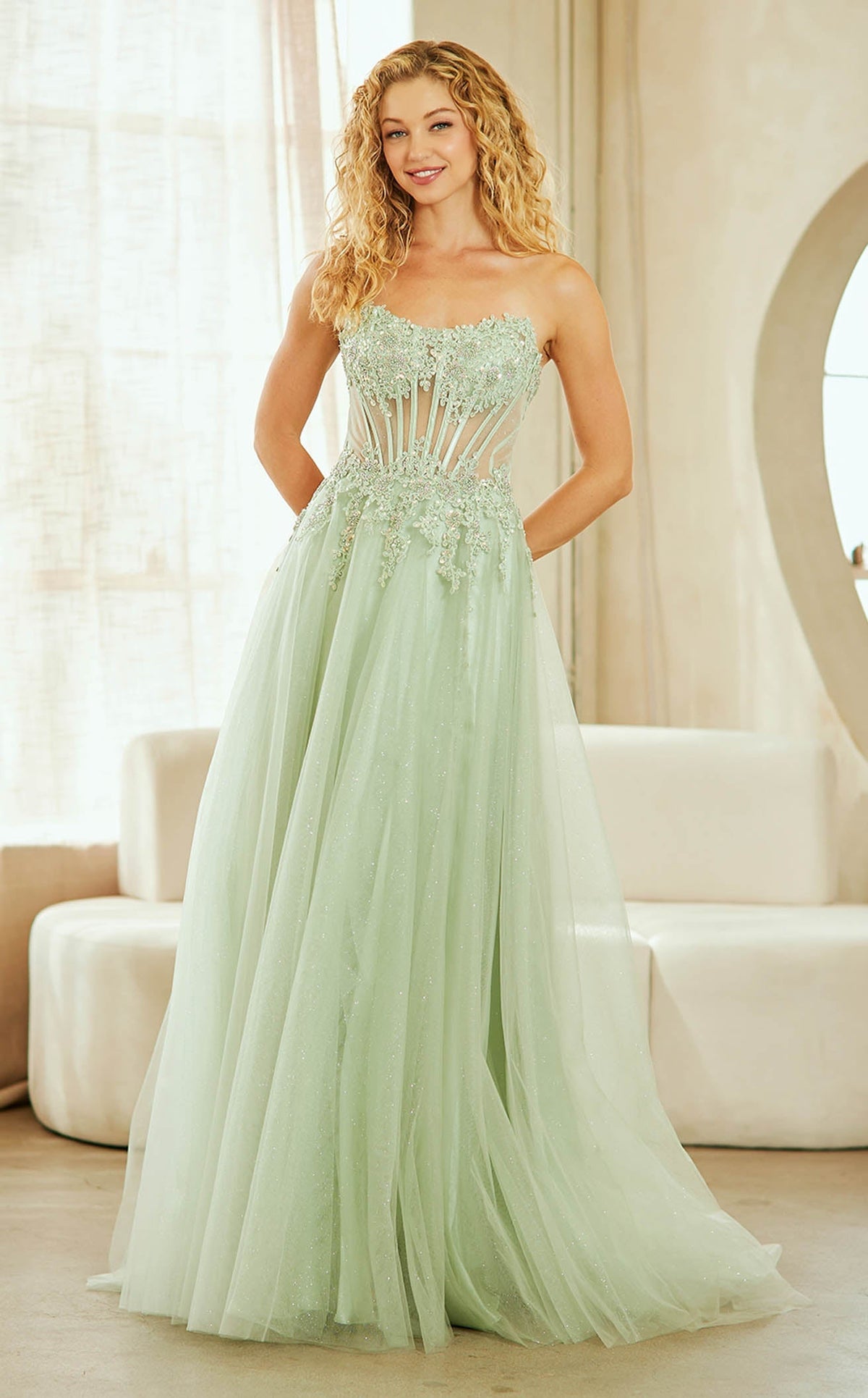 Amelia Couture 9078CL Dress