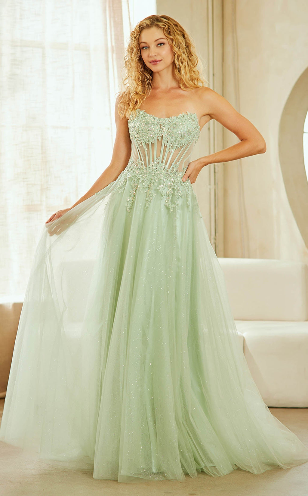 Amelia Couture 9078CL Dress