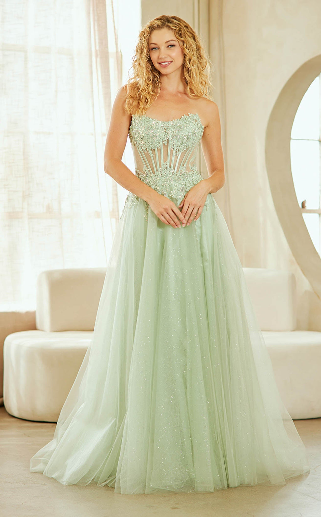 Amelia Couture 9078CL Dress