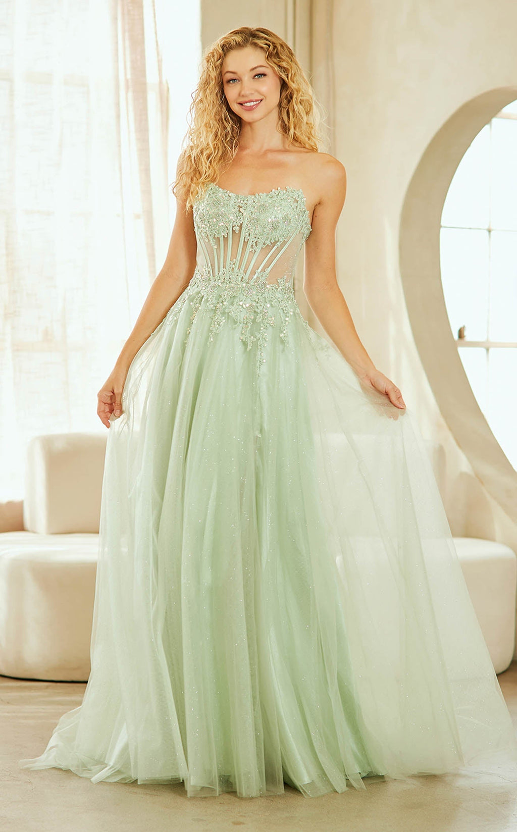 Amelia Couture 9078CL Dress